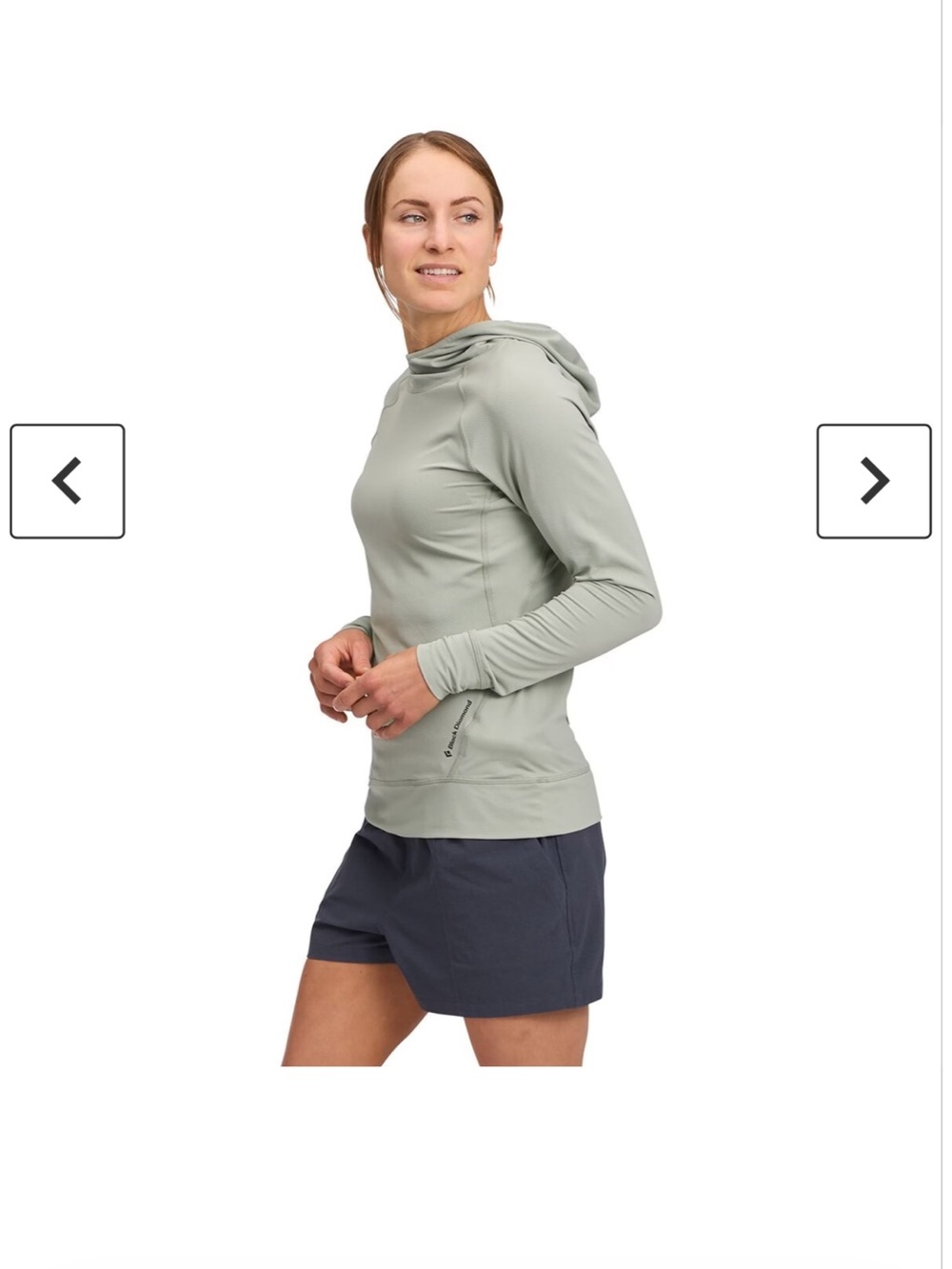 Black Diamond Alpenglow Hoodie Women’s Large Blue